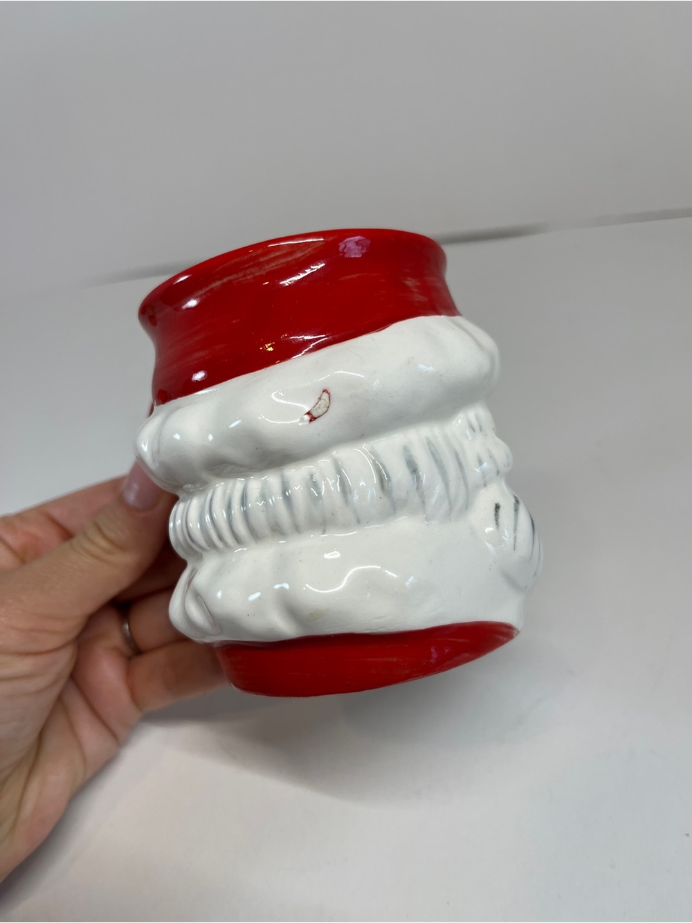 Vintage Napco Winking Santa Clause Mug Christmas Holiday MCM 1950s Kitschy Japan - Picture 4 of 11